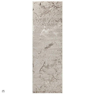 Aurora AU16 Strata Modern Abstract Distressed Marbled Metallic Shimmer Textured High-Density Soft Smooth Low Profile Polyblend Short-Pile Beige/Bronze/Brown/Champagne/Grey Runner-Asiatic Carpets-Rug Love - The Most Loved Rug Store
